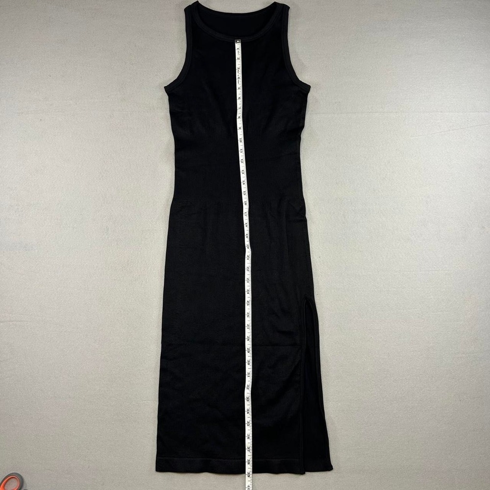 OQQ Dress Sexy Ribbed Halter Neck Fashion Split Tank Top Dress Sz M Bodycon